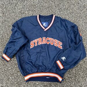 Vintage Syracuse Blue and Orange Pullover Jacket